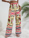 Boho High-Rise Wide Leg Pants
