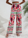 Boho High-Rise Wide Leg Pants
