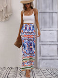Boho High-Rise Wide Leg Pants