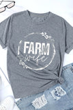 FARM WIFE Graphic Tee Shirt