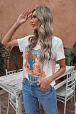 Tie-Dye Graphic Tee Shirt