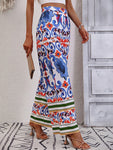 Boho High-Rise Wide Leg Pants