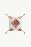 Geometric Graphic Tassel Decorative Throw Pillow Case