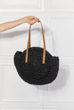 Justin Taylor C'est La Vie Crochet Handbag in Black