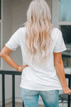 Chic Cow Graphic Round Neck T-Shirt