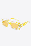 Tortoiseshell Rectangle Polycarbonate Sunglasses