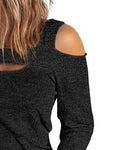 Full Size Cutout Cold Shoulder Blouse