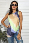 Tie-Dye Round Neck Tank