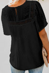 Flutter Sleeves Sheer Babydoll Top