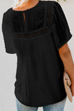 Flutter Sleeves Sheer Babydoll Top