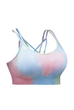 Tie-Dye  Double-Strap Sports Top