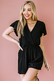 Flutter Sleeve Surplice Romper