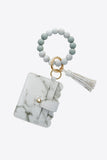 Beaded Tassel Keychain With Wallet
