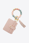Beaded Tassel Keychain With Wallet
