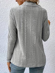 Open Front Long Sleeve Cardigan