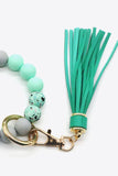 Assorted 2-Pack Multicolored Beaded Tassel Keychain