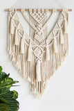 Boho Vibe Macrame Fringe Wall Hanging Decor