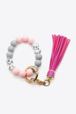 Assorted 2-Pack Multicolored Beaded Tassel Keychain