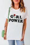 Girl Power Rose Graphic T-Shirt