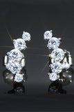 All You Need Moissanite Platinum-Plated Earrings