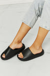 NOOK JOI In My Comfort Zone Slides in Black