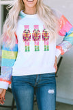 Nutcracker Sequin Long Sleeve Sweatshirt