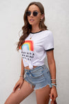 Rainbow Graphic Short Sleeve Tee