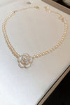 Flower Pearl Necklace