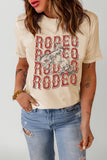 Chic Rodeo Western Graphic Cuffed Sleeves T-Shirt