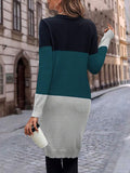Pocketed Button Up Long Sleeve Cardigan