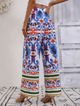 Boho High-Rise Wide Leg Pants