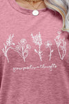 Graphic Round Neck Short Sleeve Tee