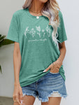 Graphic Round Neck Short Sleeve Tee