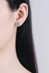 Let Me Love You Geometric Moissanite Stud Earrings