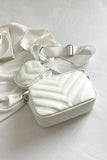 PU Leather Shoulder Bag with Small Purse