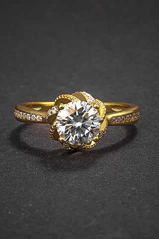 Kiss Me Once 1 Carat Moissanite Ring