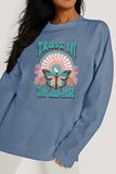 Simply Love Full Size TRUST IN THE UNIVERSE Graphic Sweatshirt