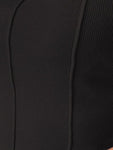 Seam Detail Lace-Up Tube Top