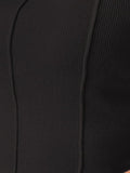 Seam Detail Lace-Up Tube Top