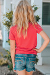 Happy Girls Text Youth Short Sleeve T-Shirt