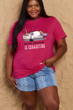 Simply Love Full Size BEING AWESOME IS EXHAUSTING Graphic Cotton Tee
