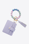 Beaded Tassel Keychain With Wallet