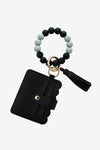 Beaded Tassel Keychain With Wallet
