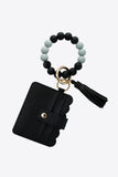 Beaded Tassel Keychain With Wallet