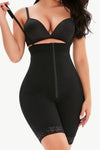 Lace Detail Zip-Up Under-Bust Shaping Bodysuit