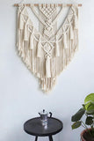 Boho Vibe Macrame Fringe Wall Hanging Decor