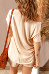 Chic Bunny Graphic Boat Neck Tee