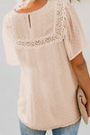 Flutter Sleeves Sheer Babydoll Top