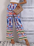 Boho High-Rise Wide Leg Pants