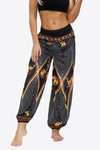Exotic Style Printed Ruched Pants